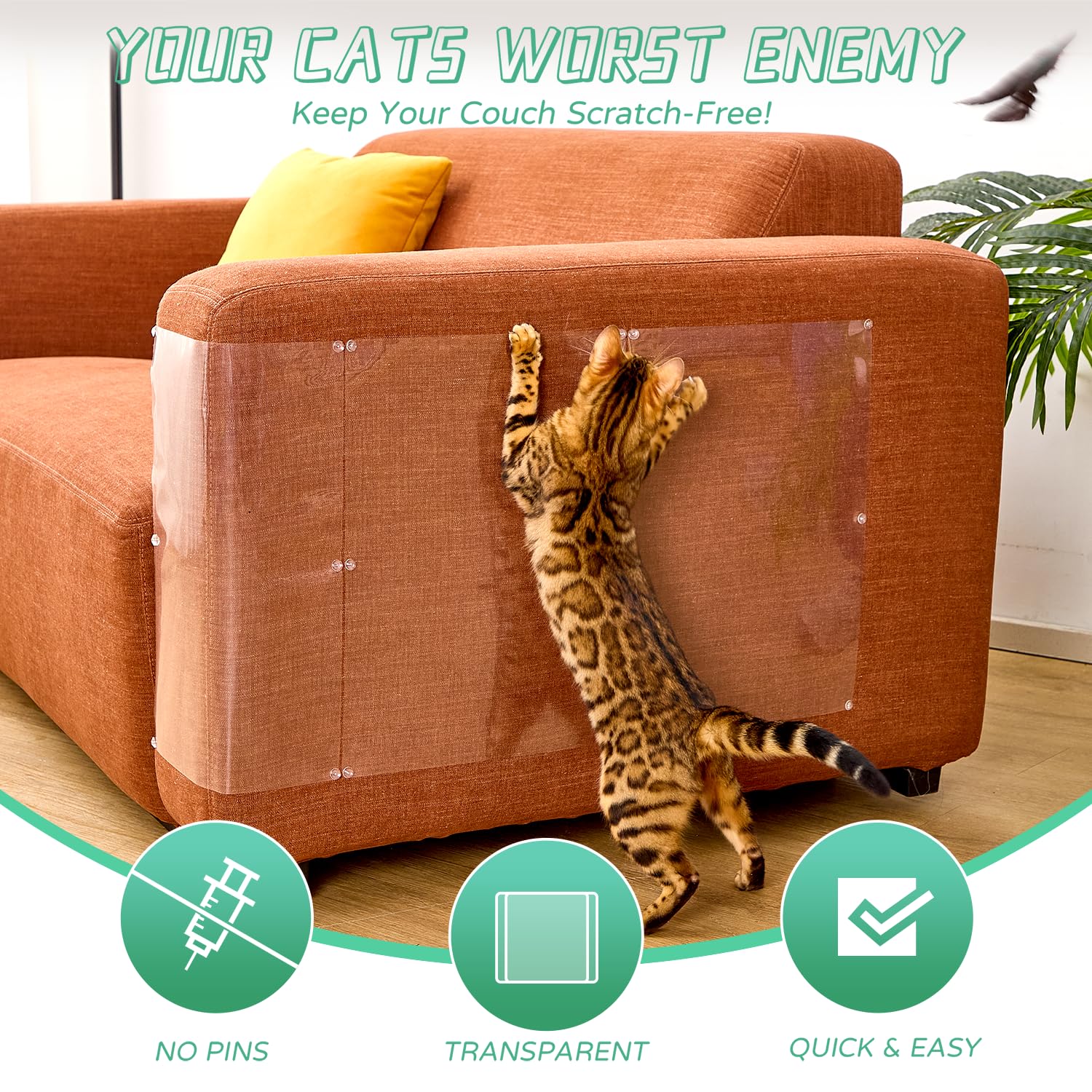 FTSTC pet-friendly-non-toxic-vinyl stays safe around curious cats at home.