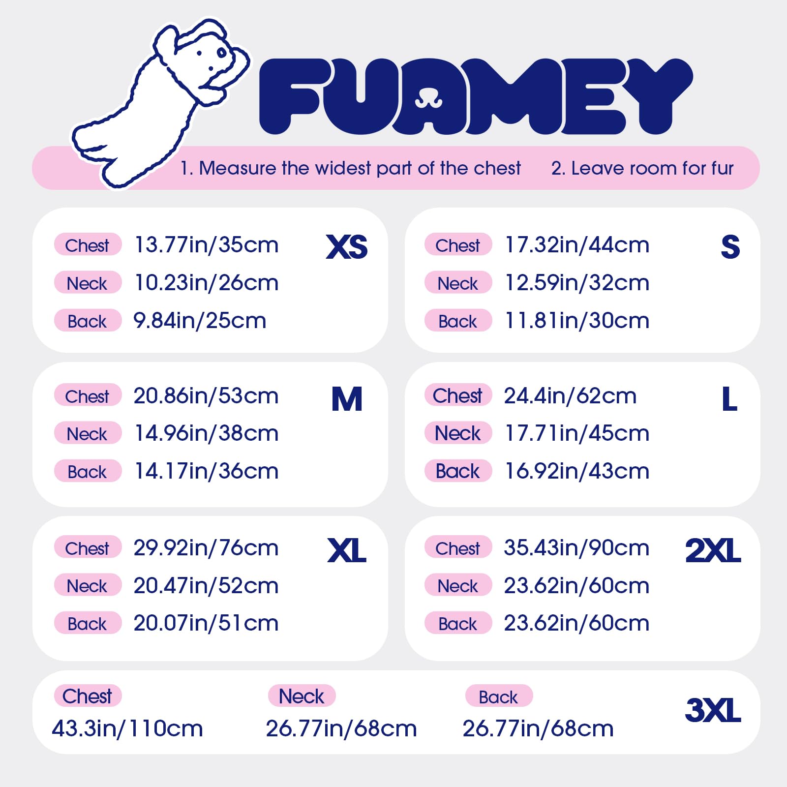 FUAMEY dog coat back zipper with harness integration for easy leashing