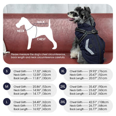 FUAMEY dog coat harness attachment image showing secure leash setup