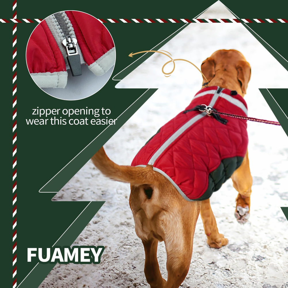 FUAMEY neck collar closeup shows wind protection and soft fleece.