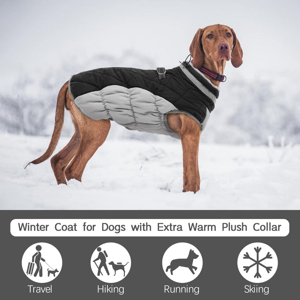FUAMEY reflective strip on coat enhances night-time visibility