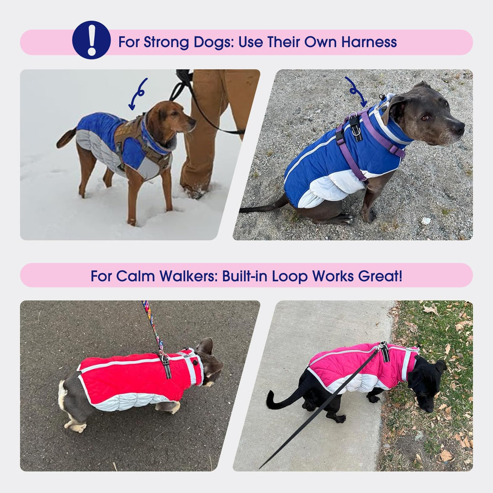 FUAMEY Dog Coat soft inner lining adds cozy warmth