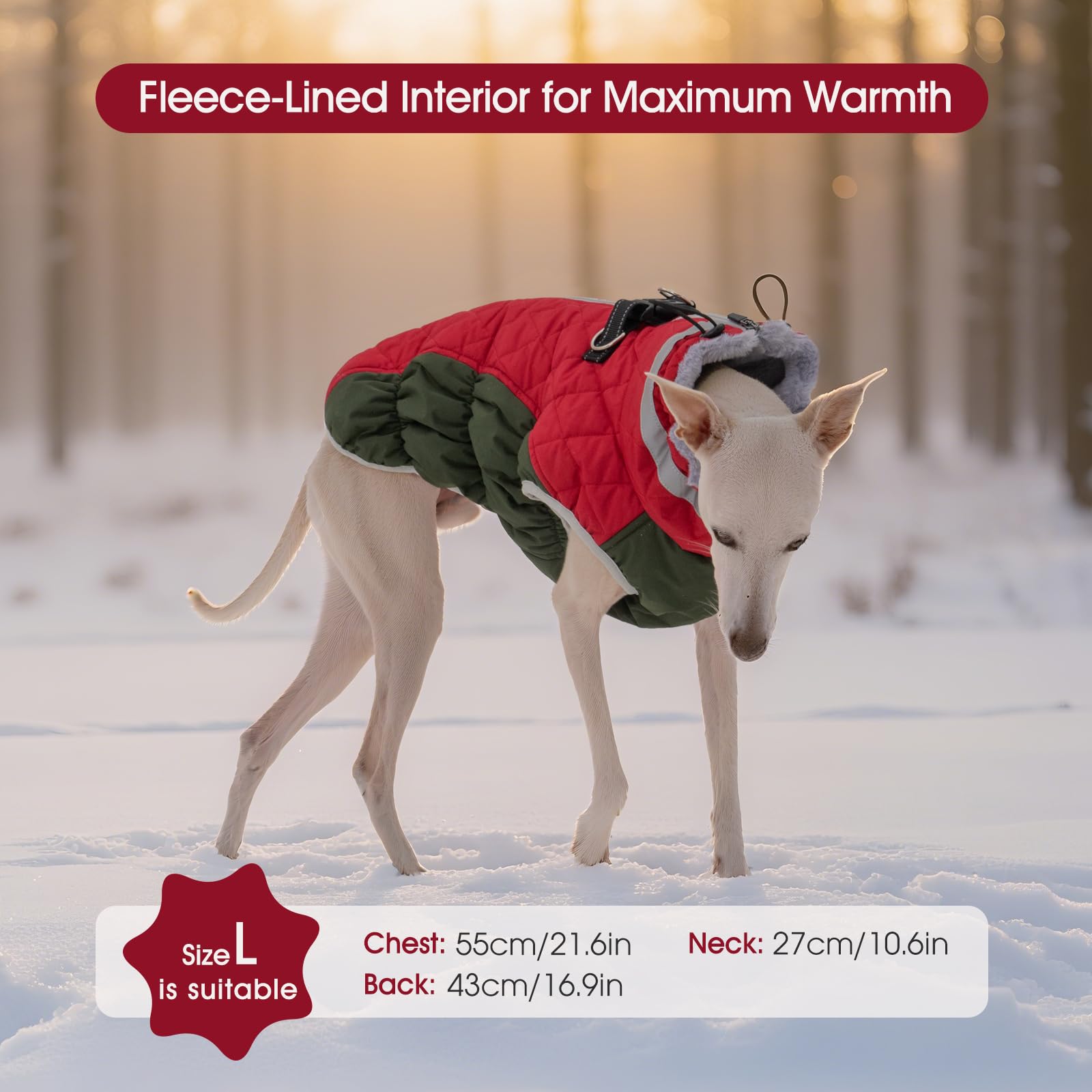 FUAMEY warmth-lined interior image communicates cozy insulation on cold days.