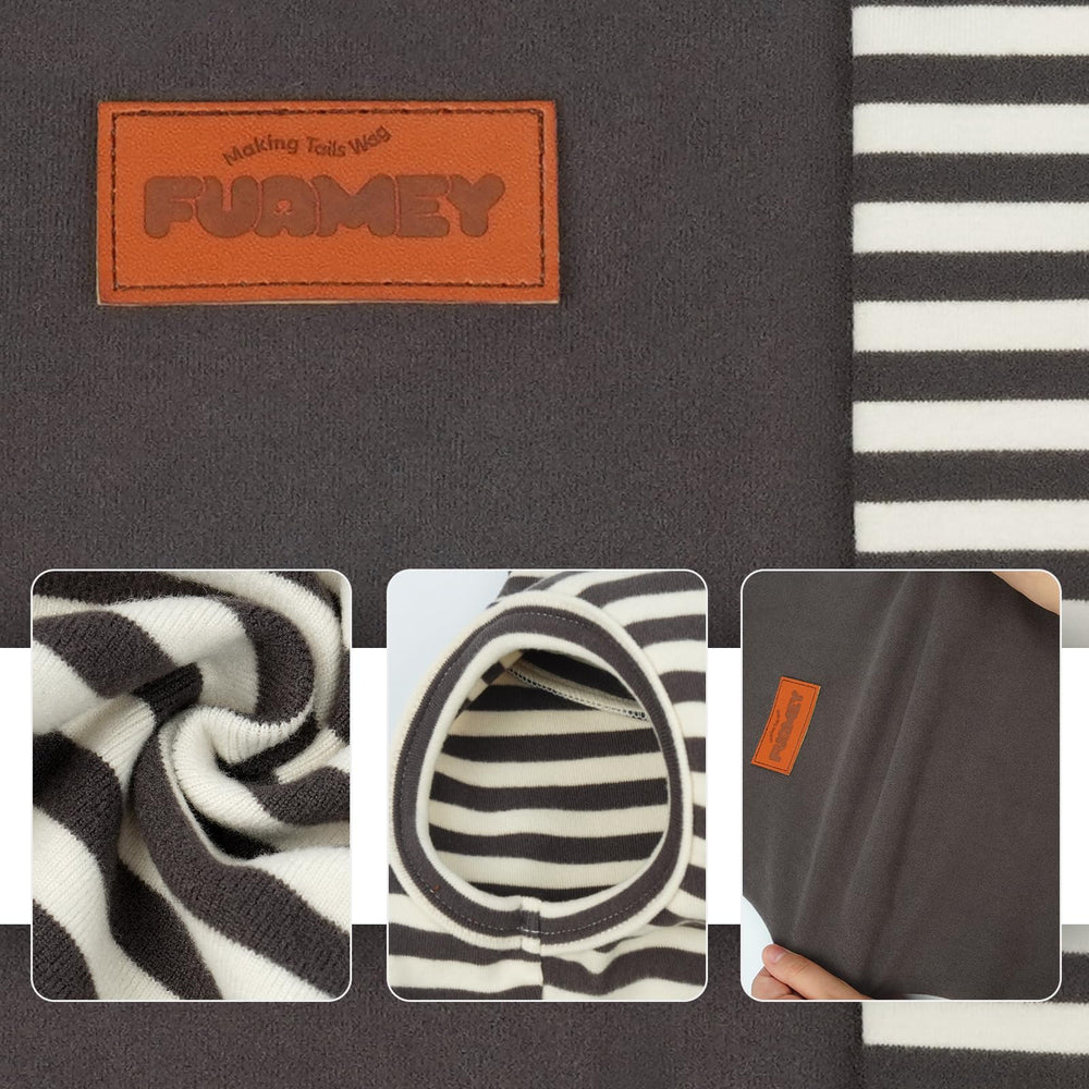 FUAMEY stretchy fabric vest moves with dogs for all-day comfort