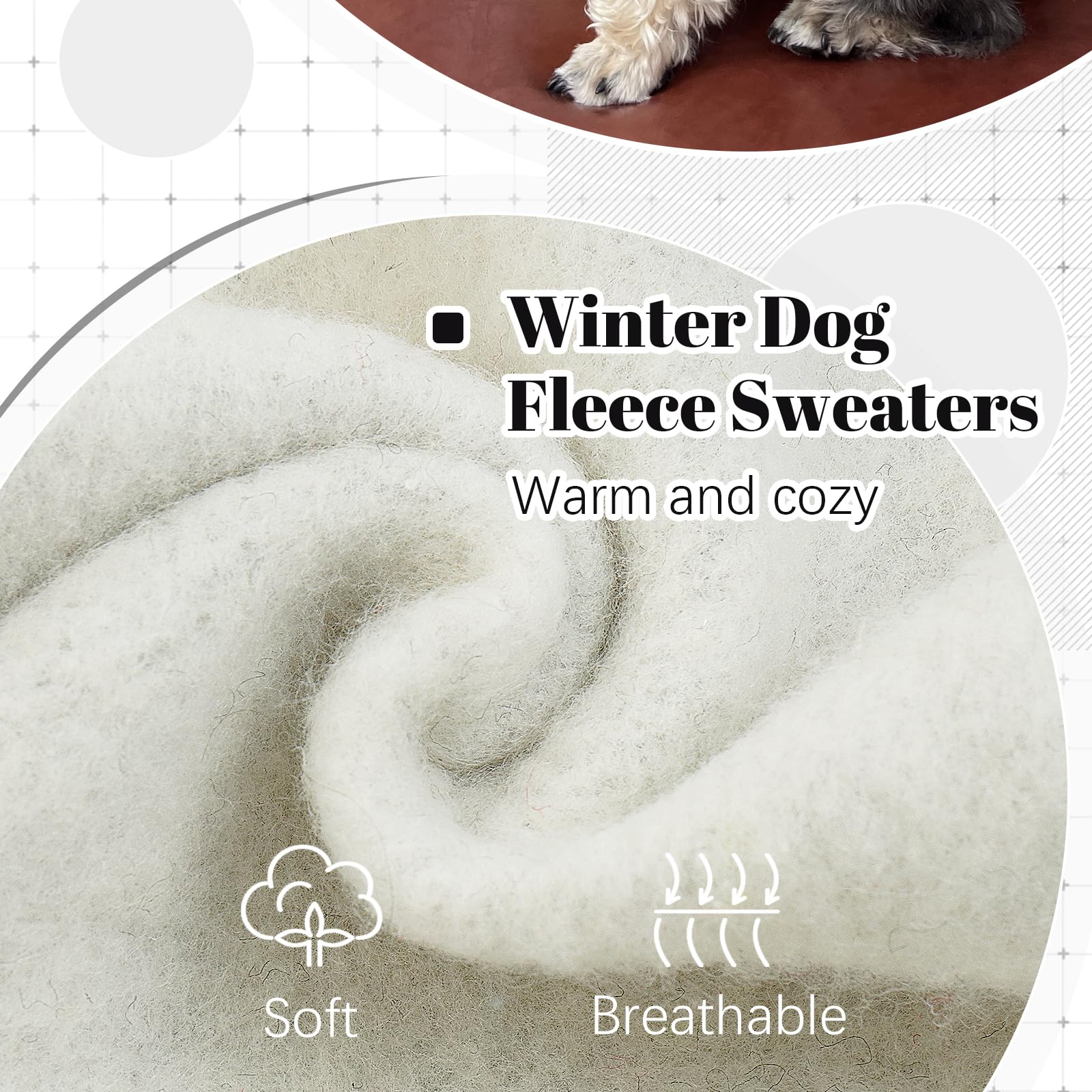 FUAMEY leash-hole close-up demonstrates secure harness compatibility for everyday walks