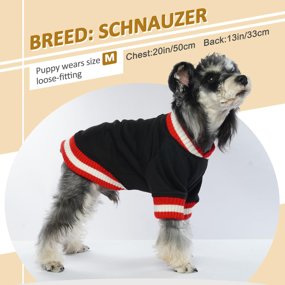 FUAMEY dog pullover sweatshirt on green-on-dog, lightweight warmth for daily outings.