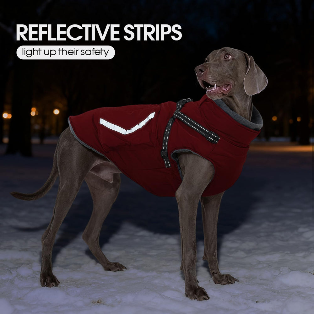 FUAMEY coat belly cutout enables easy potty breaks without removing