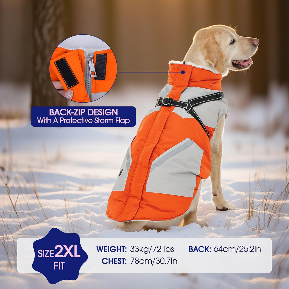 FUAMEY waterproof exterior withstands rain and snow for dependable outdoor wear.