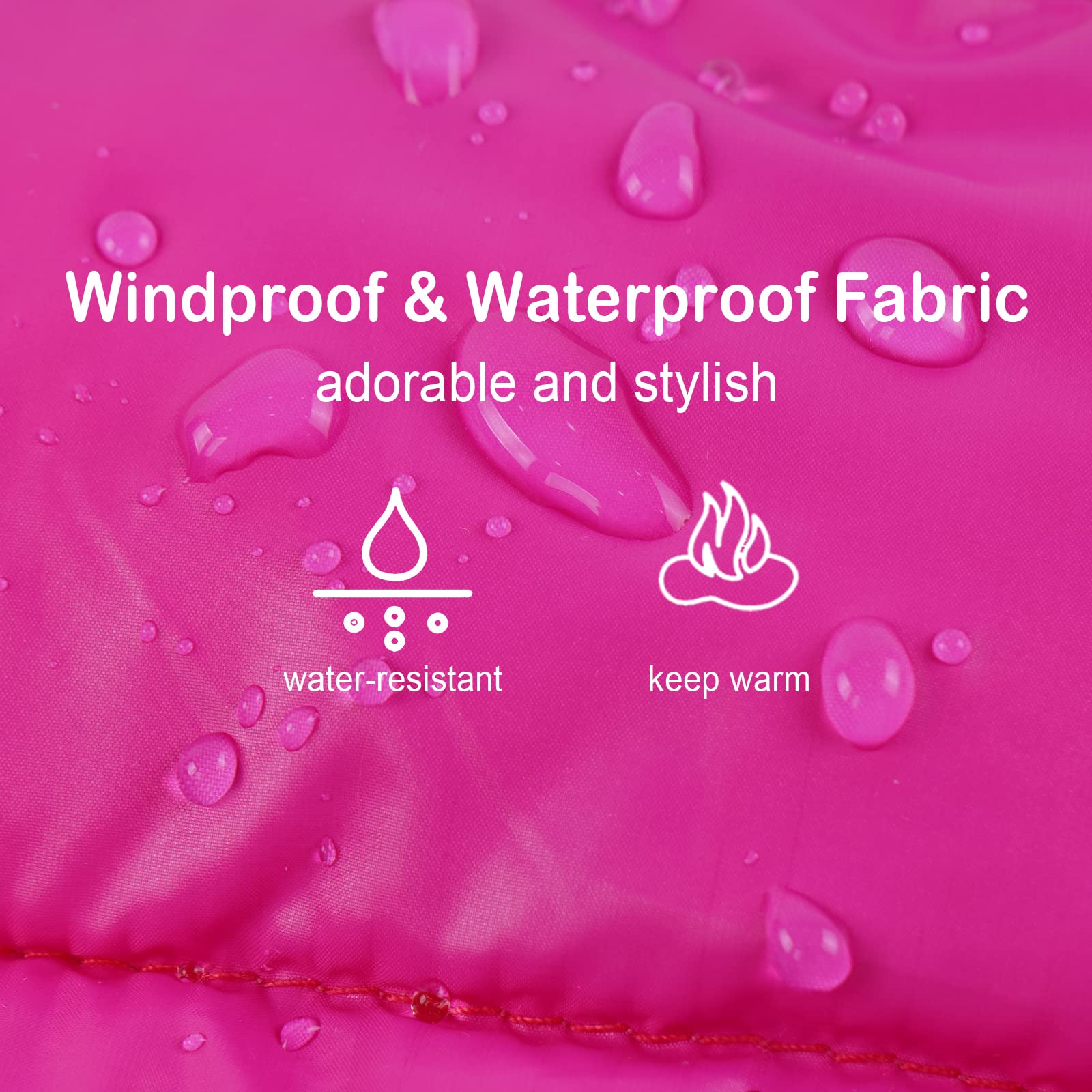 FUAMEY Puppy Puffer Jacket stylish for daily wear, walks, and light outdoor trips