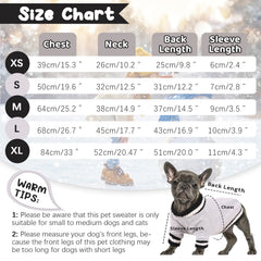 FUAMEY sudadera para perros, vista dorsal, diseño práctico para vestir sin esfuerzo.