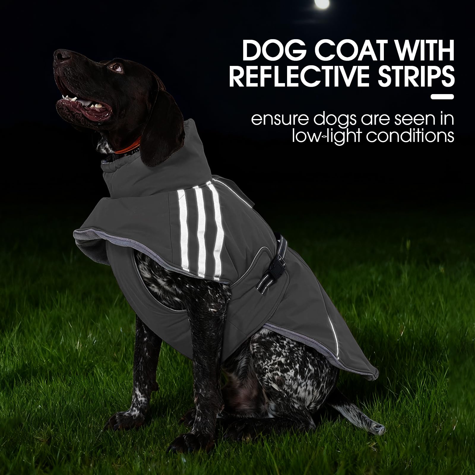 FUAMEY thick-padded lining provides cozy warmth for cold days.