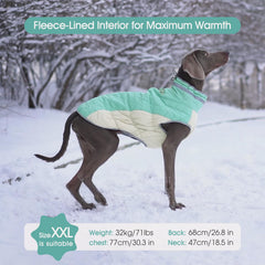 FUAMEY winter jacket thick fabric protects against cold and light rain