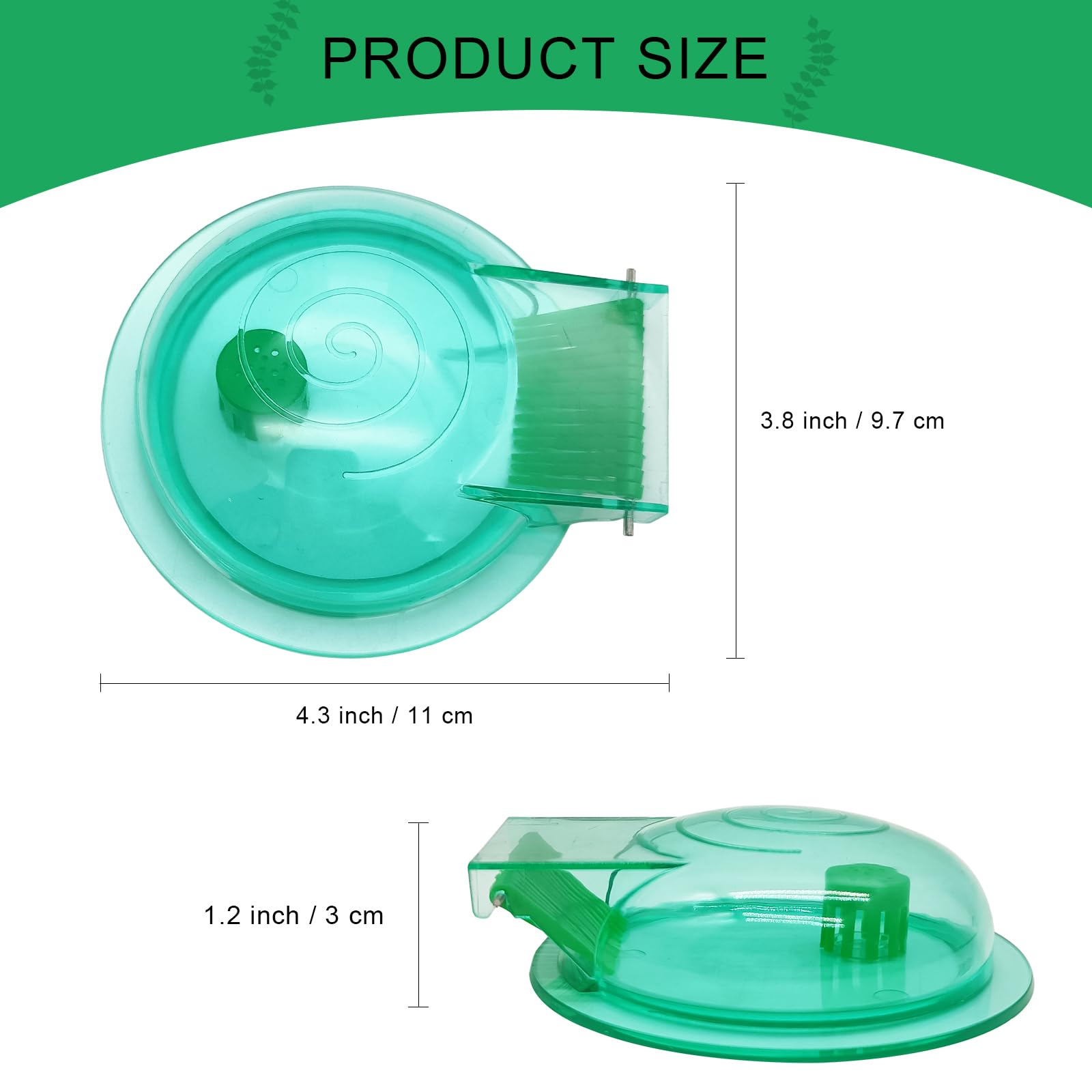 FUATY aquarium snail-trap in-tank setup enables nocturnal trapping for better results