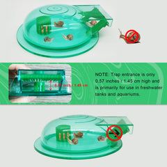 FUATY aquarium snail trap made of transparent material blends with freshwater tanks