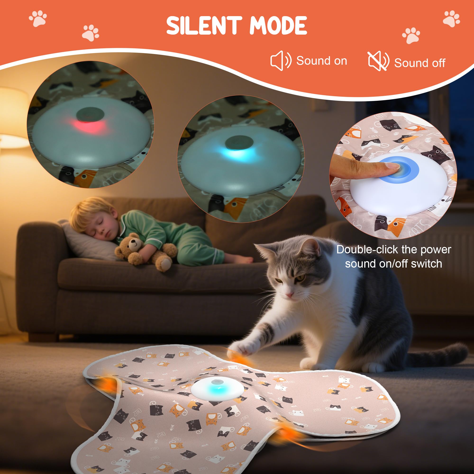 FUGODIWI cat toy mouse-tail attachments illustrate extended lifespan via replaceable parts
