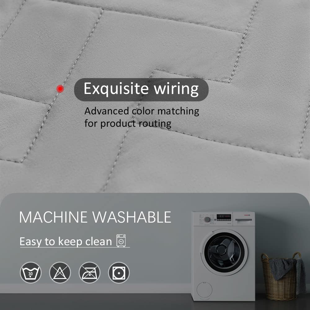 fuguitex waterproof dog bed cover display of various sizes