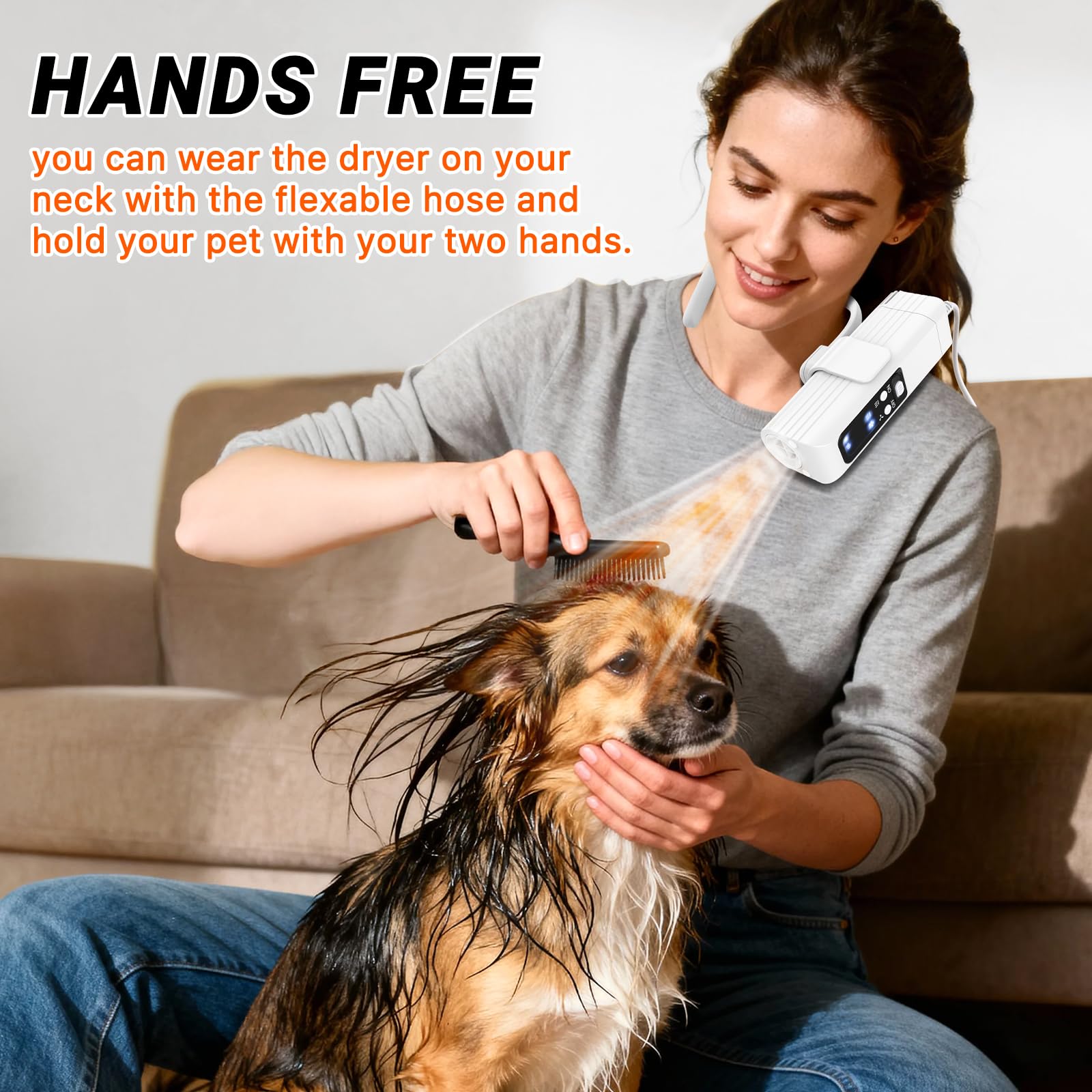 Fujoyia negative ion feature helps reduce static and promote shiny coats.