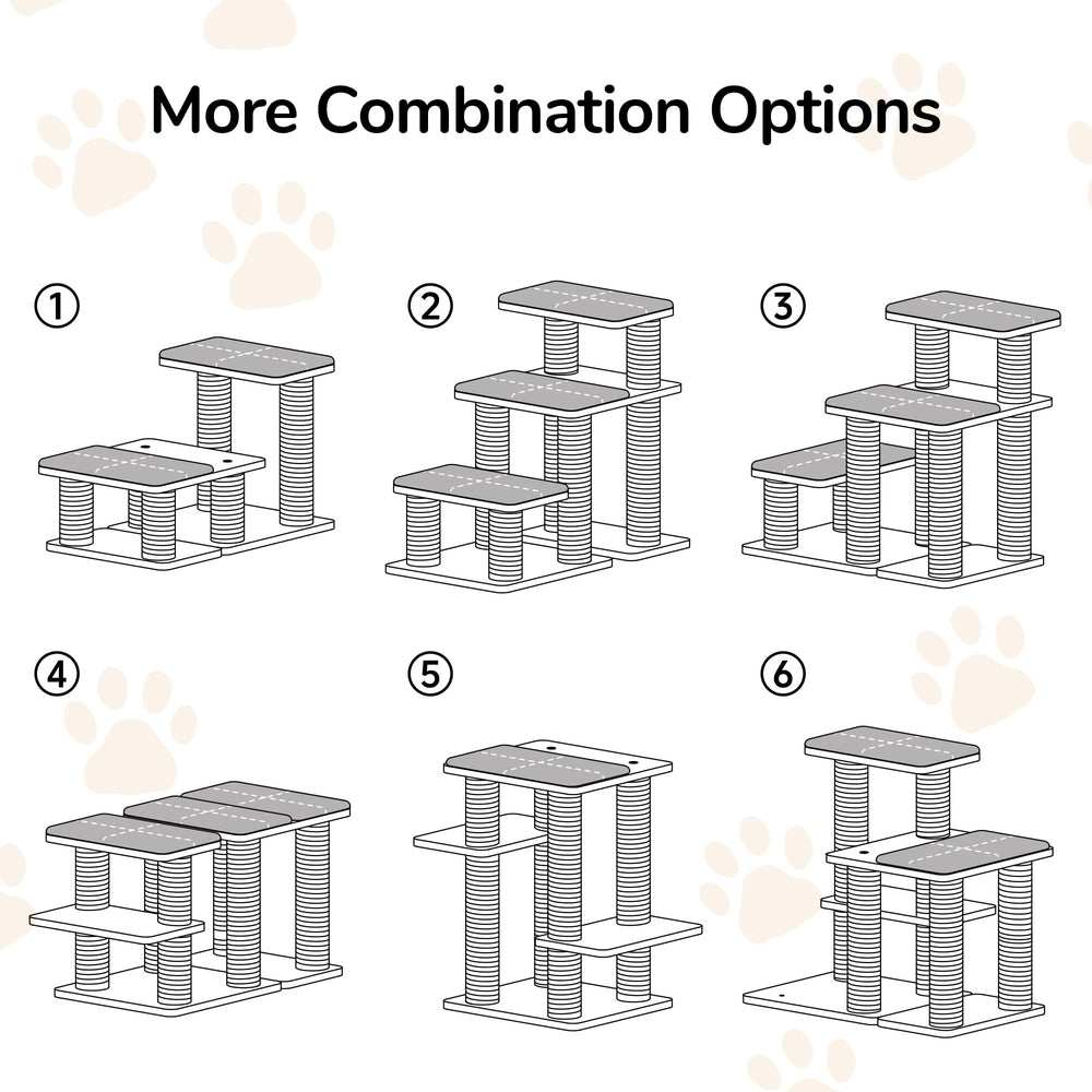 FUKUMARU 200lb-capacity-stairs support dogs and cats safely on high furniture