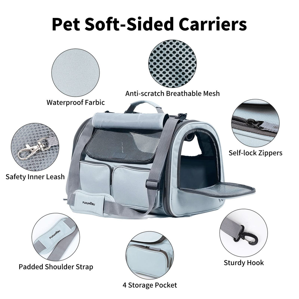 FUKUMARU cat carrier airline-approved design ideal for in-cabin travel.