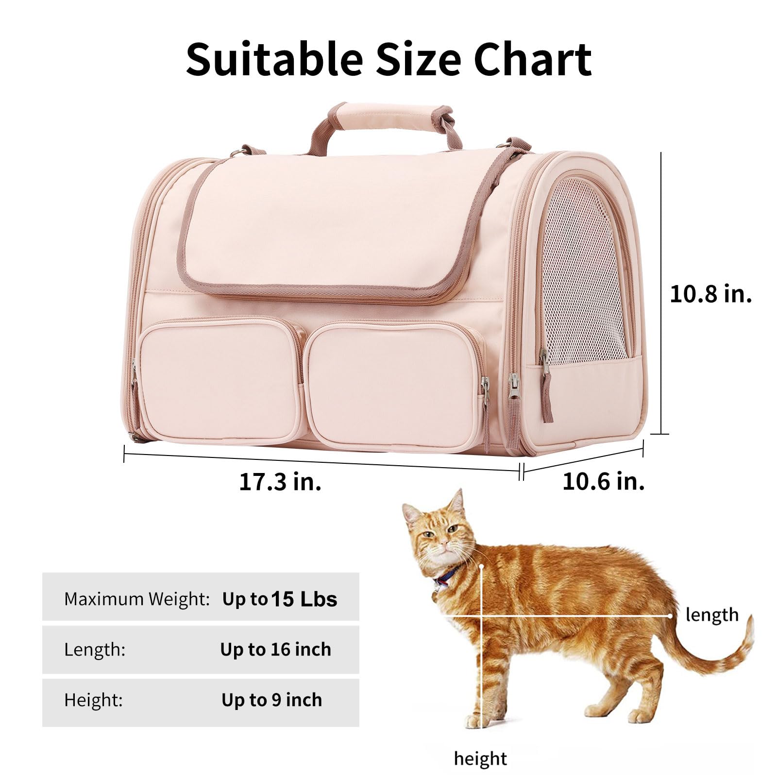 FUKUMARU cat carrier waterproof material keeps gear clean and dry