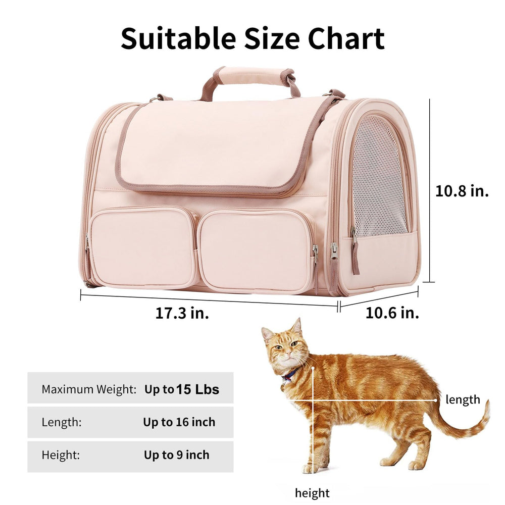 FUKUMARU cat carrier waterproof material keeps gear clean and dry