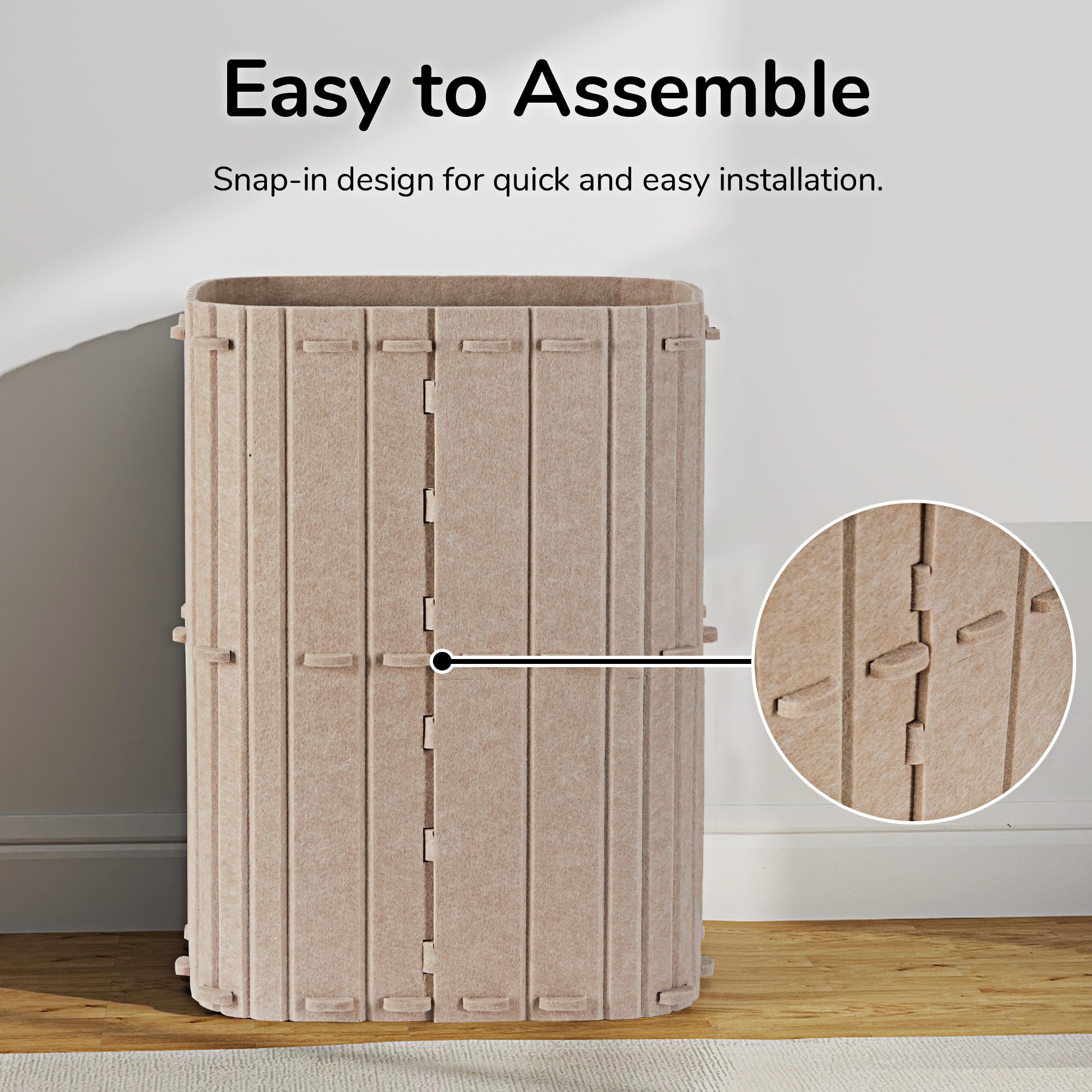 FUKUMARU Cat House easy snap-in assembly for quick setup