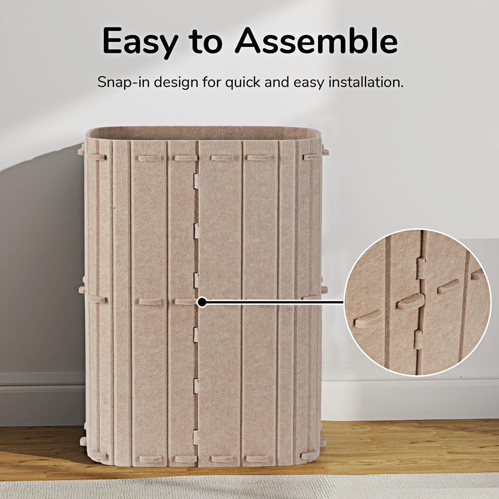 FUKUMARU Cat House easy snap-in assembly for quick setup