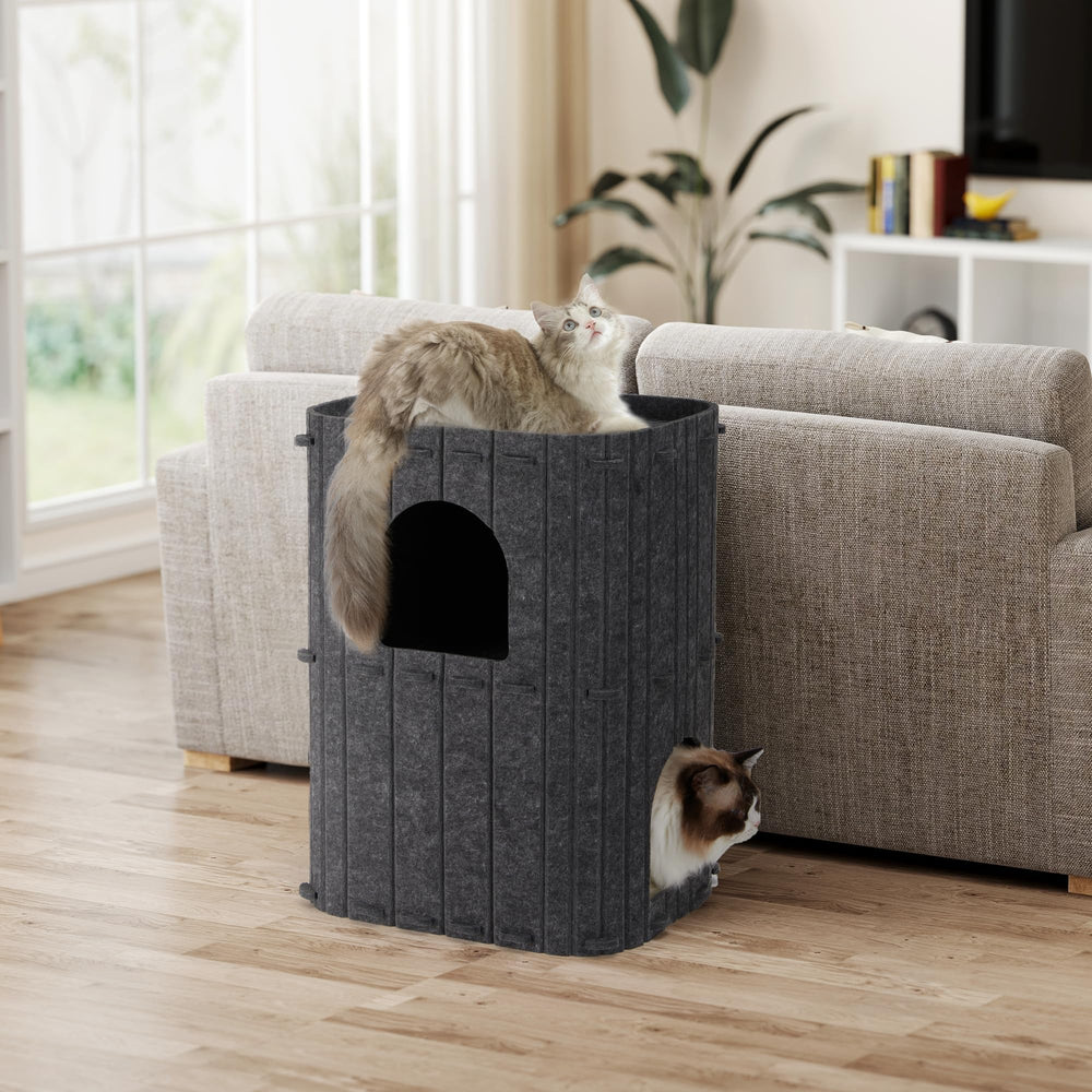 FUKUMARU cat house insulated year-round comfort in any room.