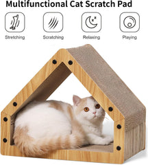 FUKUMARU cat scratcher board long surface invites stretch-and-scratch