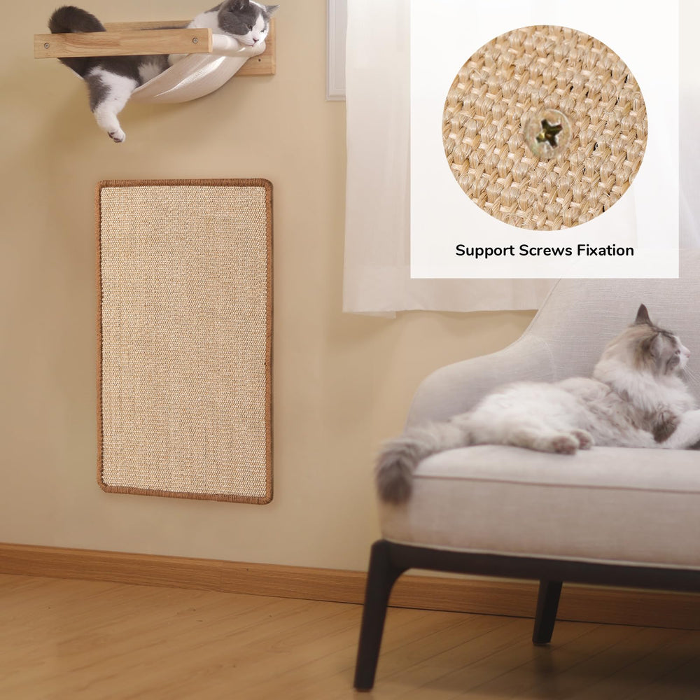 FUKUMARU Cat Scratcher Mat measures 23-6 x 15-7 inches for space