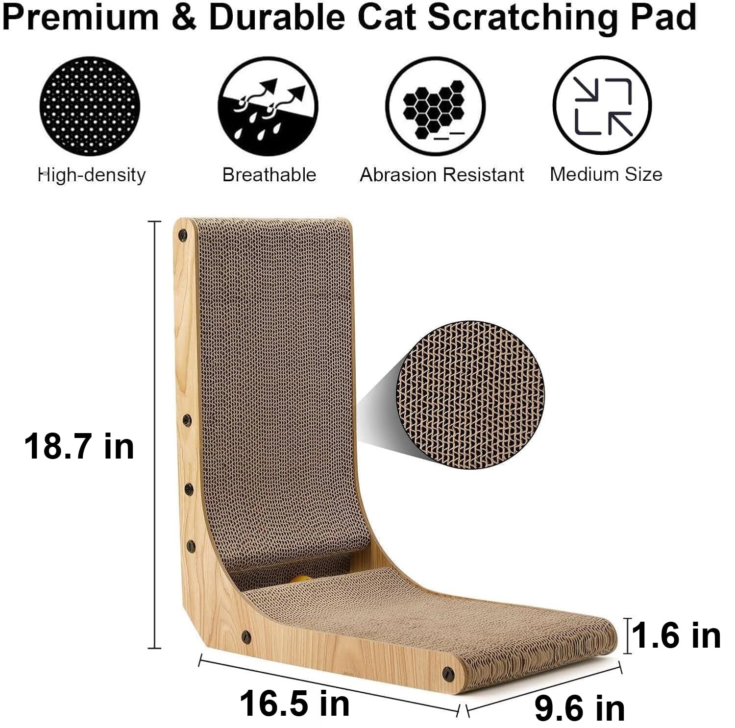FUKUMARU cat-scratcher-vertical-wall-mount demonstrates vertical lounging area saving floor space.