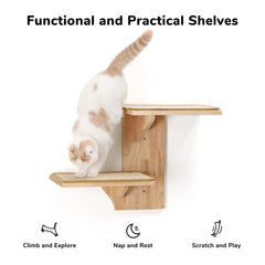 FUKUMARU solid rubber wood ensures durable, long-lasting cat furniture.