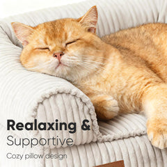 FUKUMARU dog couch bed waterproof inner coating view highlighting spills protection.