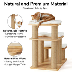 FUKUMARU pet stairs complete-assembly enables quick setup in any room