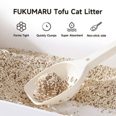 FUKUMARU dust-free texture reduces mess and keeps paws clean