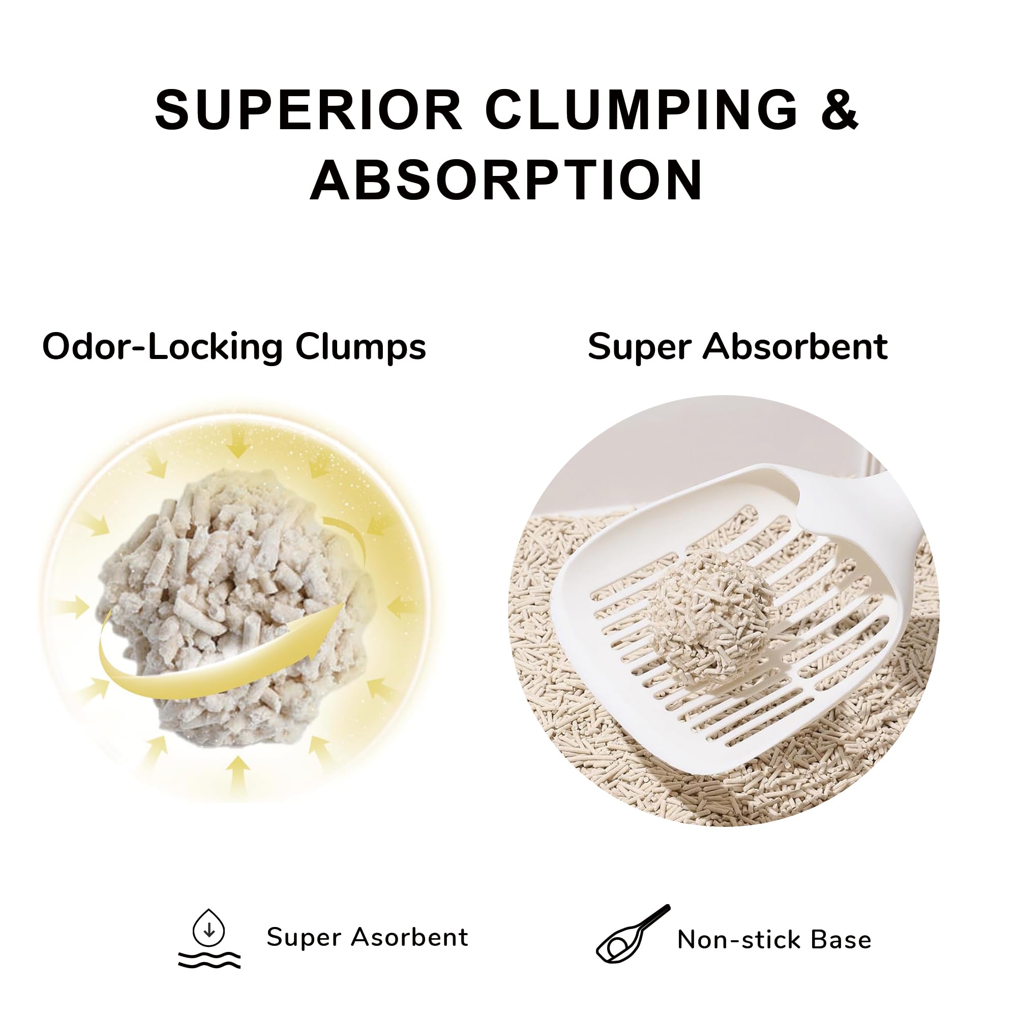 FUKUMARU dust-free formula visual highlighting low tracking and clean floors