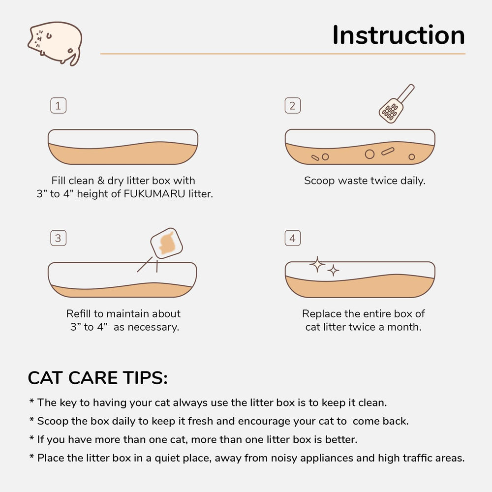 FUKUMARU lightweight litter pack in use for easy handling