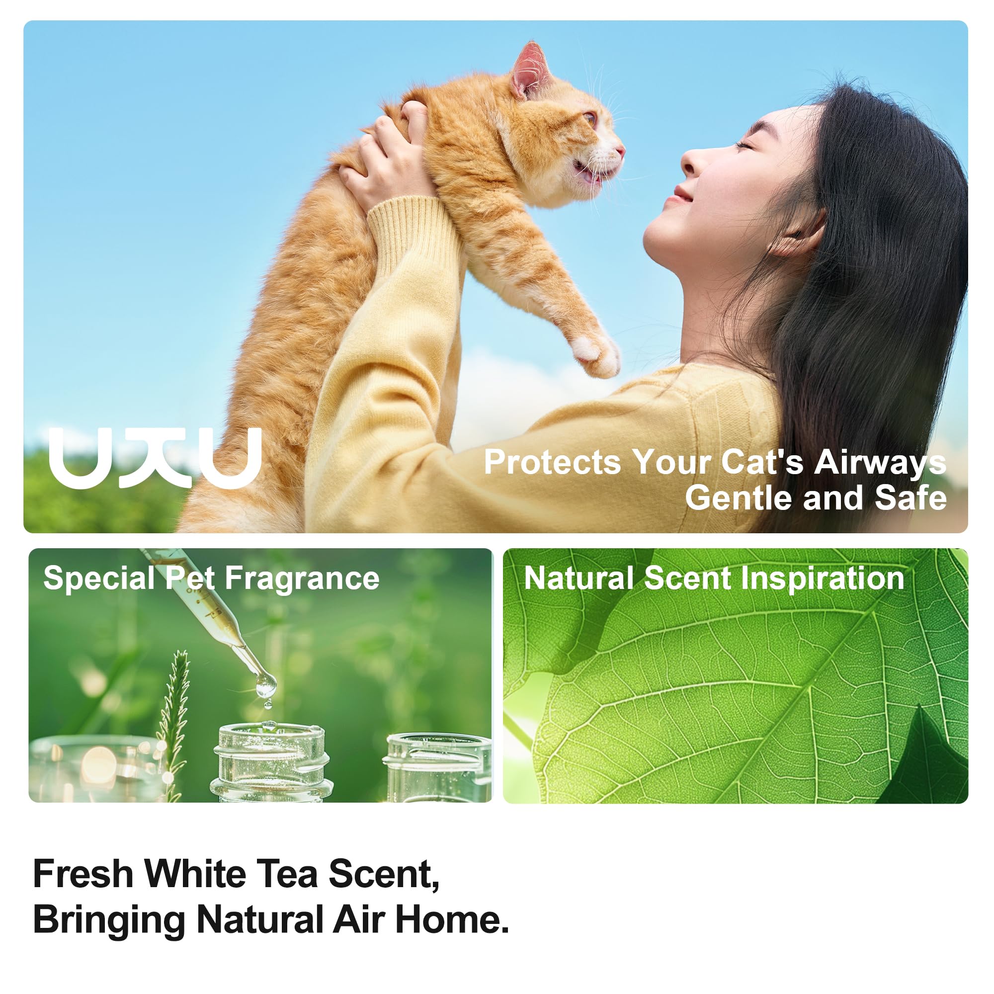 FUKUMARU white tea fragrance image conveys lasting freshness.