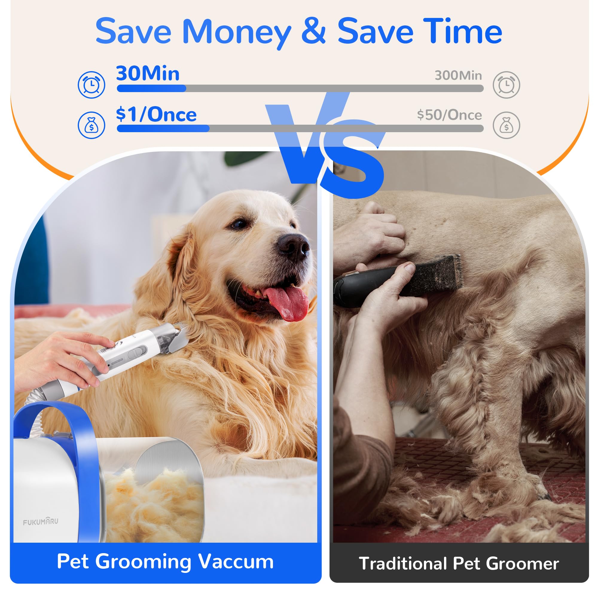 FUKUMARU vacuum-quiet-60db shows low-noise operation for calm pets