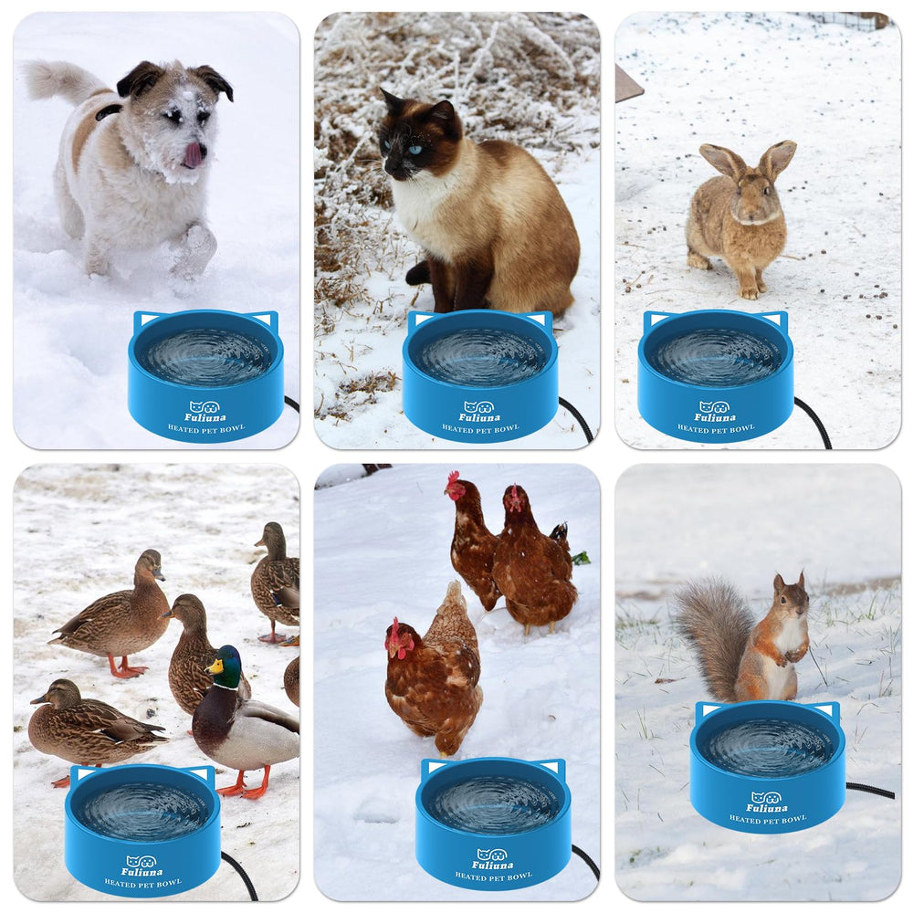 Fuliuna outdoor/indoor use keeps water unfrozen in winter.