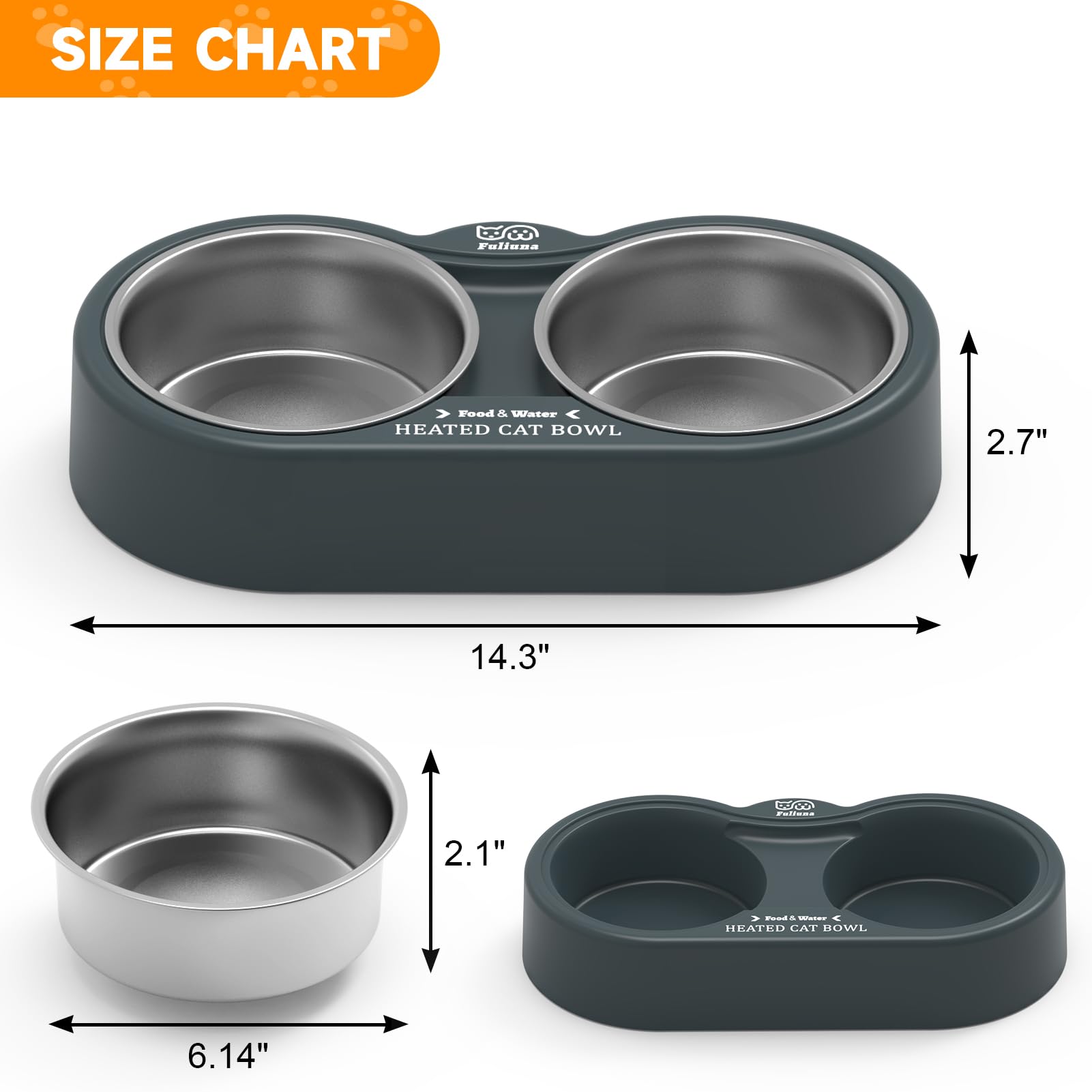 Fuliuna outdoor-use bowl shows sheltered placement for winter use.