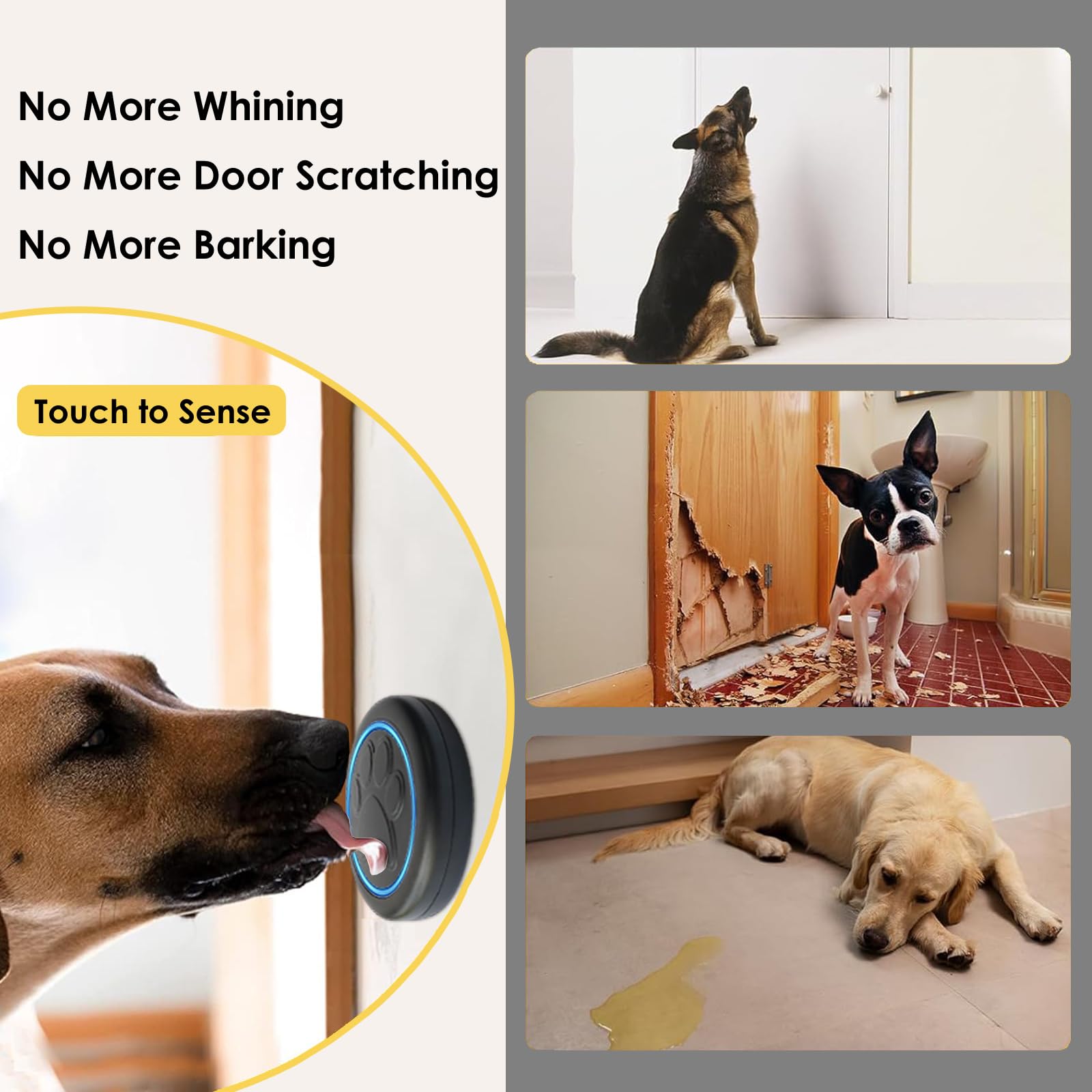 Full House dog doorbell waterproof design withstands pawing