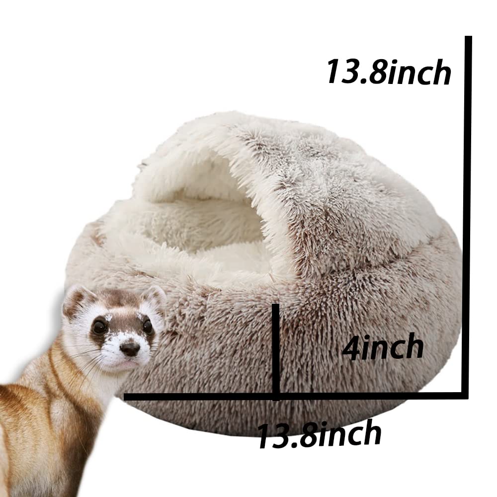 FULUE Ferret Bed Cave machine-washable, easy-clean fabric for busy cage care.