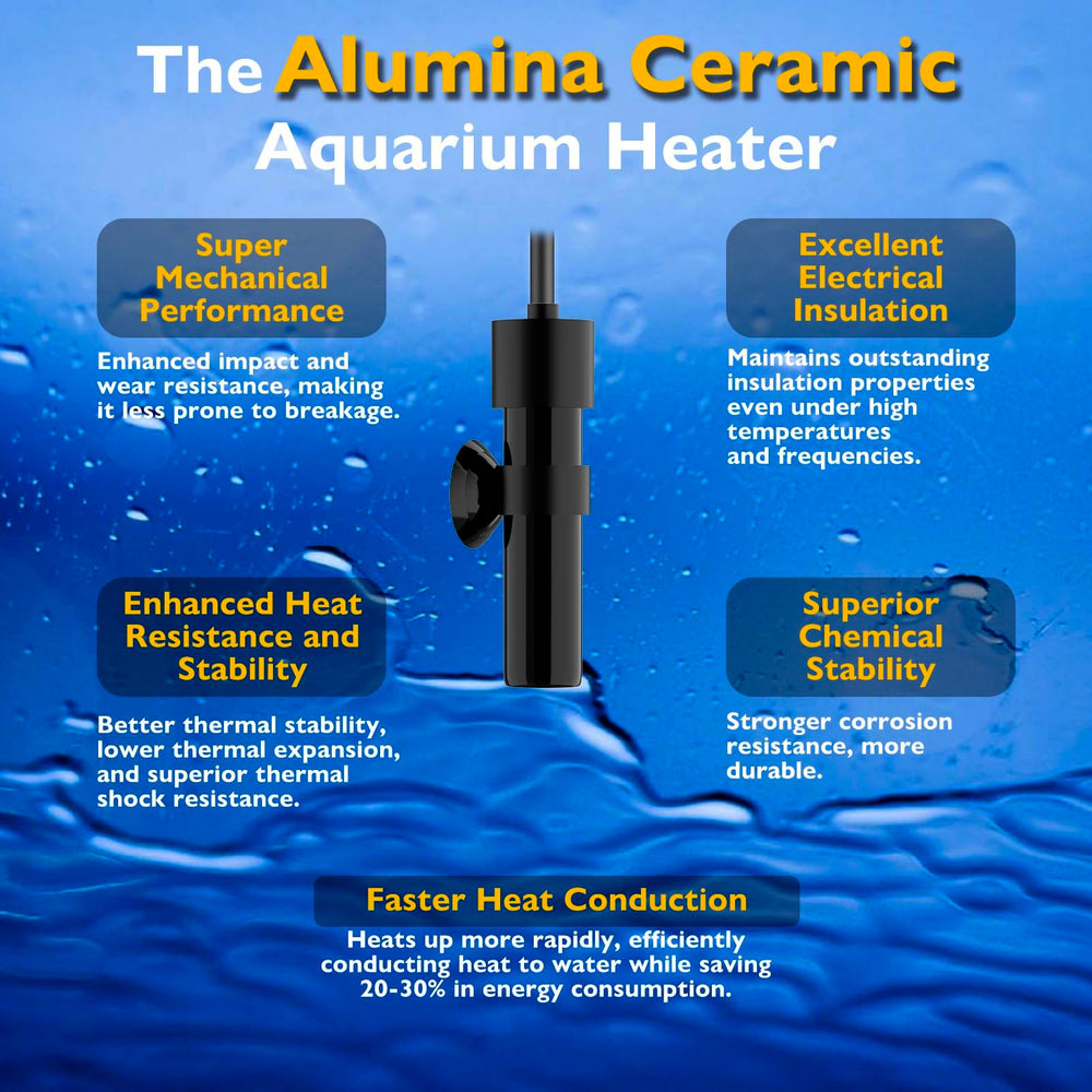FUMAK Alumina ceramic heater durable build for reliable warmth