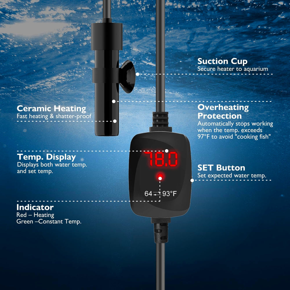 FUMAK Auto overheating protection shuts off near 97F for safety