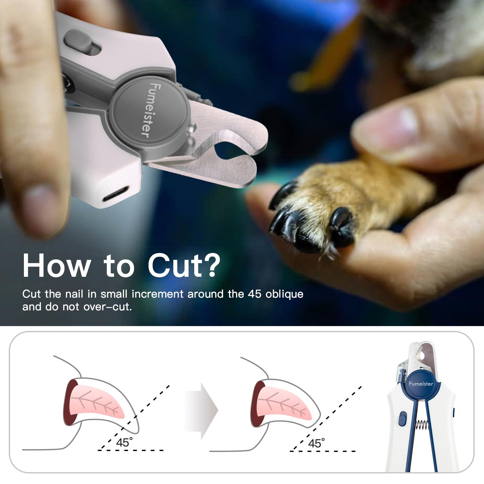 Fumeister child-safe lock for peace of mind during home grooming