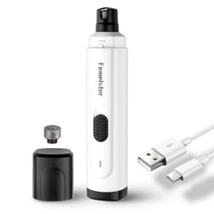 Fumeister pet-nail-grinder-quiet demonstrates whisper-quiet operation for calm at-home grooming