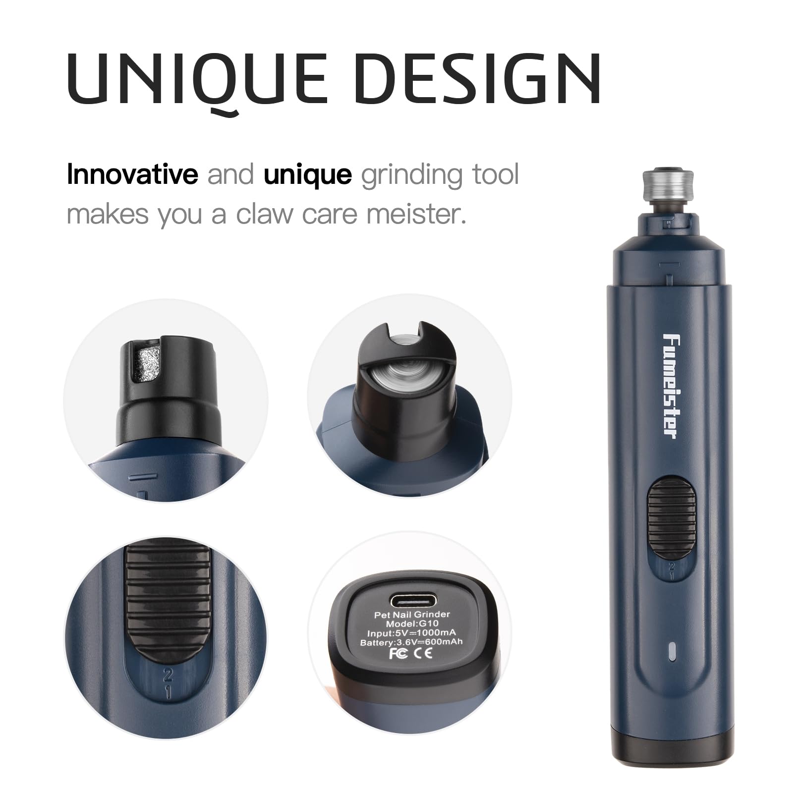 Fumeister Type-C rechargeable battery enables quick charging and long-lasting power