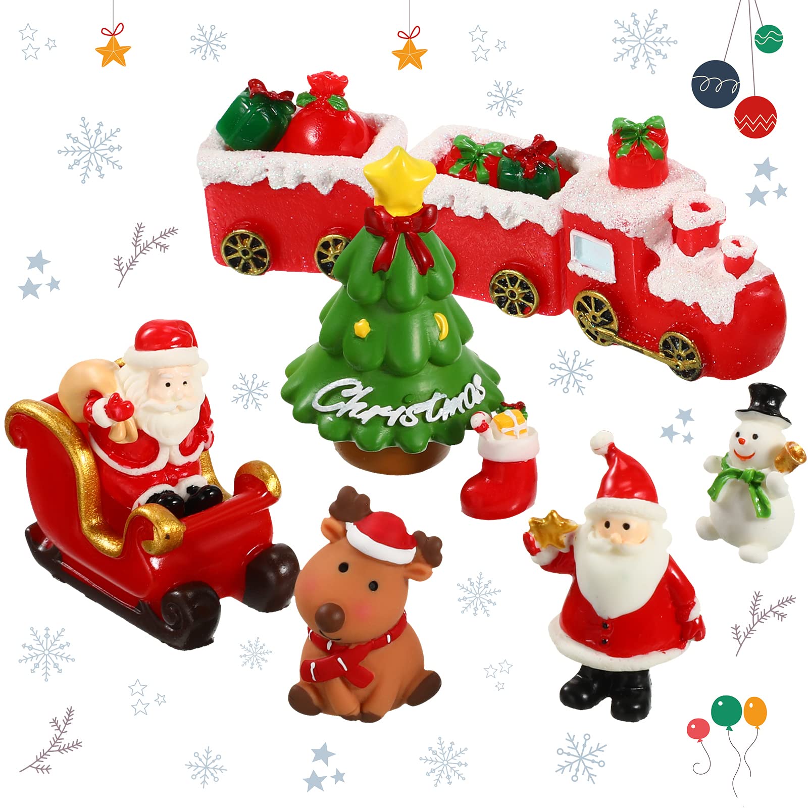 Fumete Christmas aquarium decor tree for fish tanks adds festive charm and visual interest.