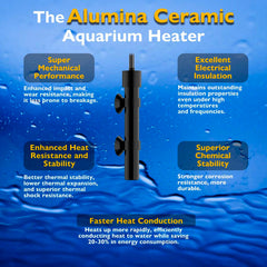 FUMAK betta-tank heater installed for stable warmth without taking up space.